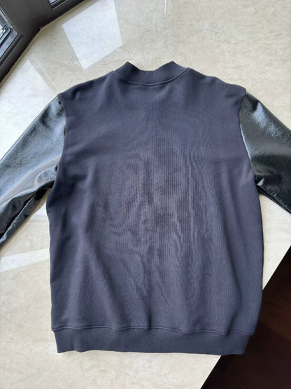 YSL Men's Patchwork Baseball Jacket