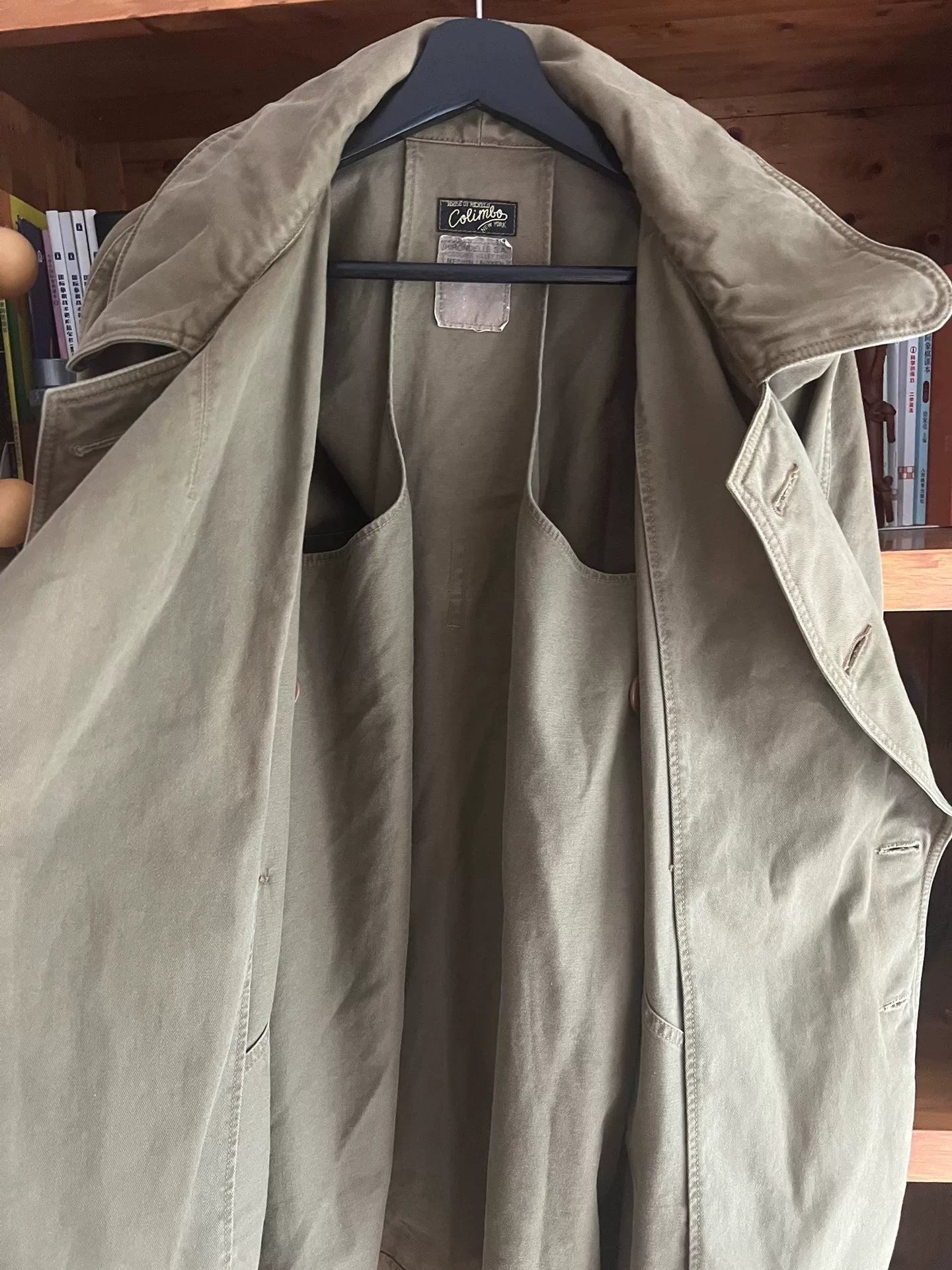 long military canvas jacket by colimbo