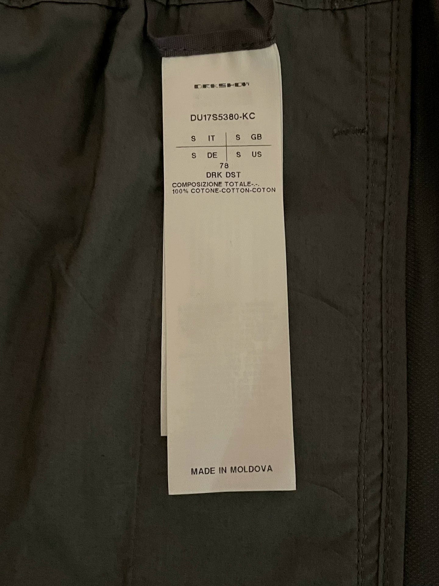 rick owens ro shorts in earth tone