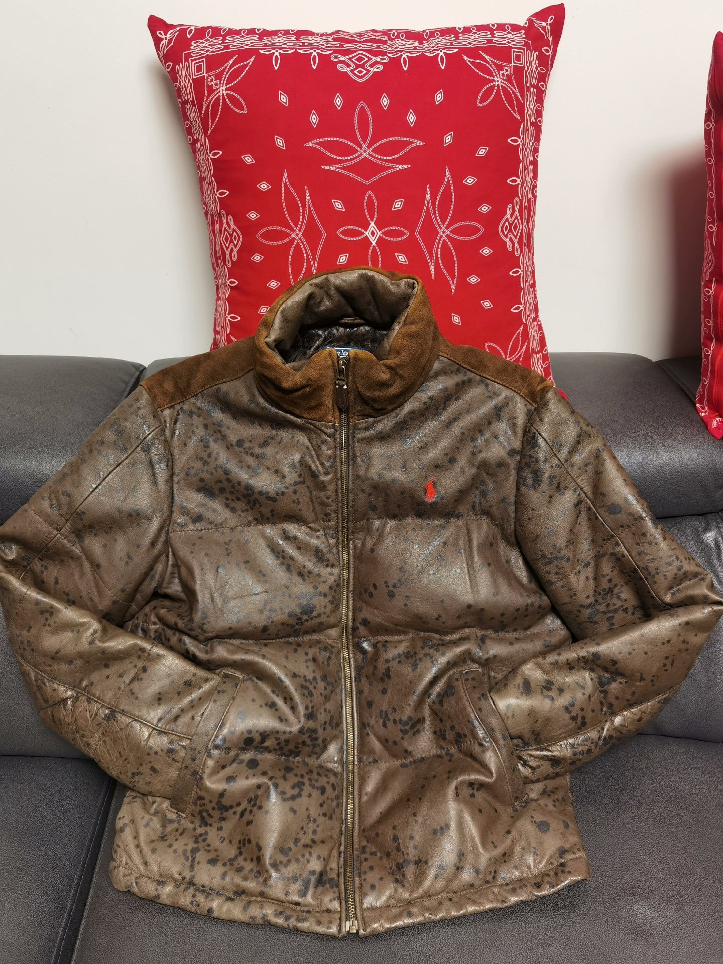 RRL Ralph Lauren Cowhide Down Jacket