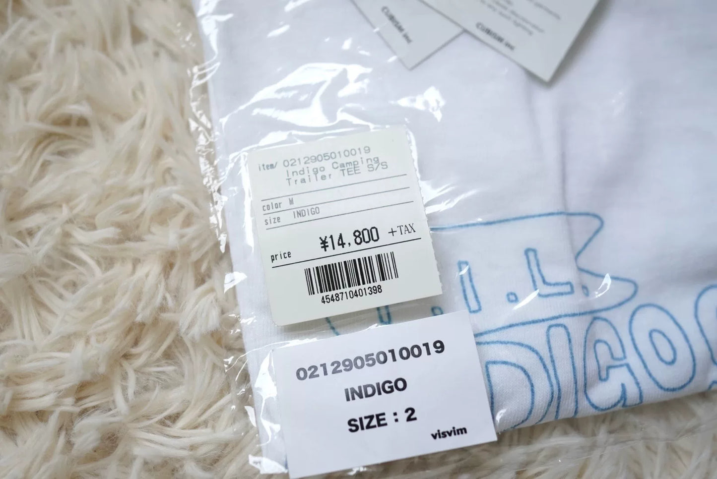 visvim Indigo Camping Trailer Tee