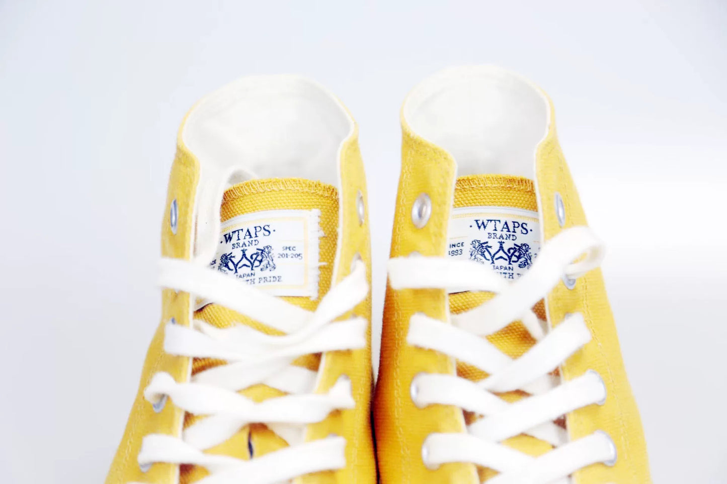WTAPS 14SS Canvas High-Top Sneakers