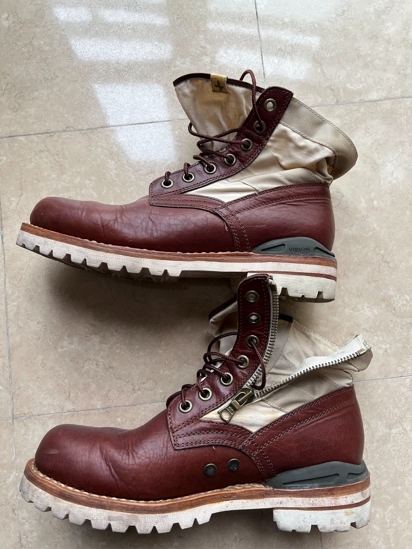 Visvim 7HOLE 73-FOLK Military Boots