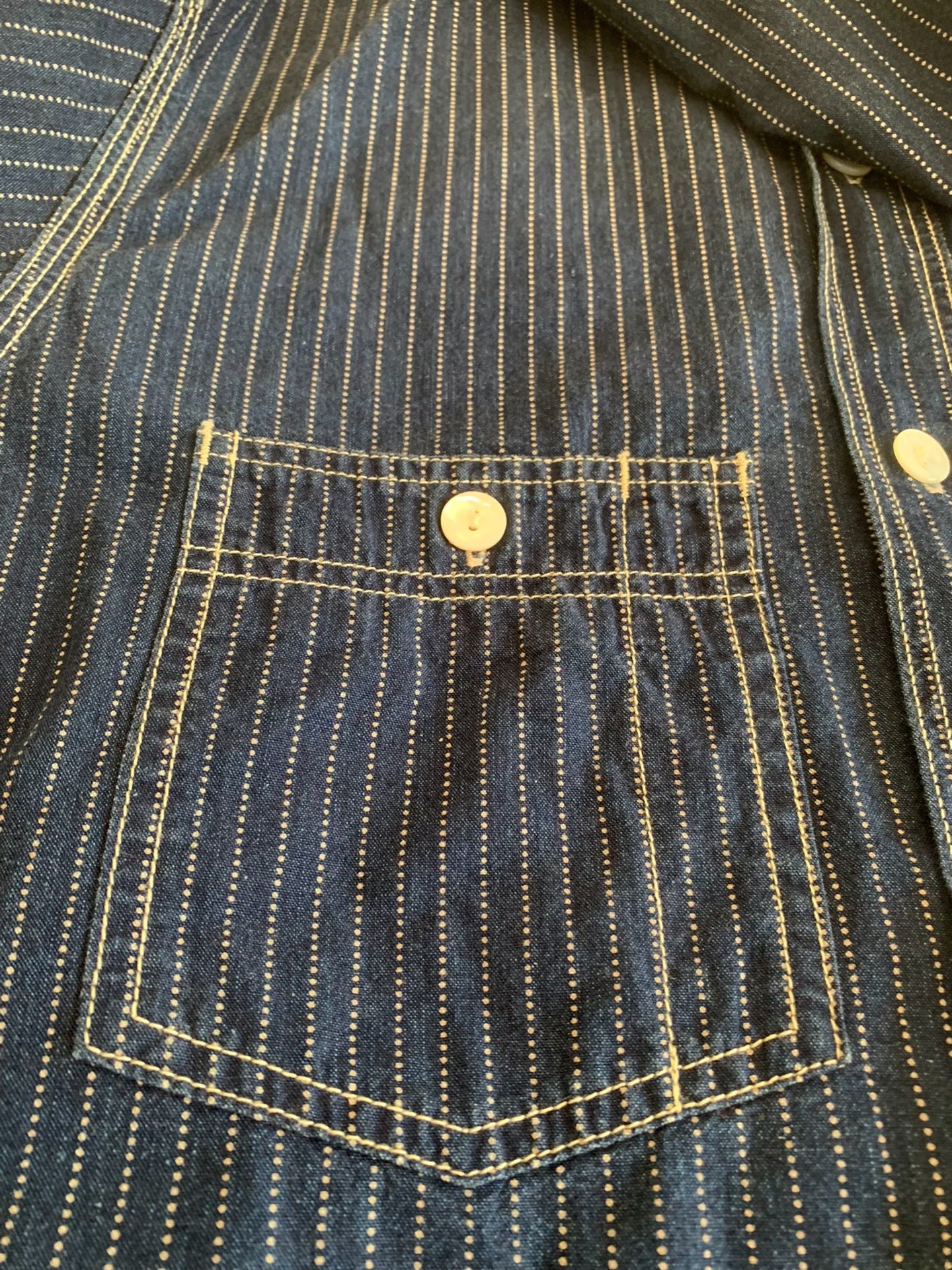 FREEWHEELERS Discharge Print Vintage Shirt