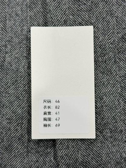 Saint Laurent Wool Blazer Size 46 Second Hand