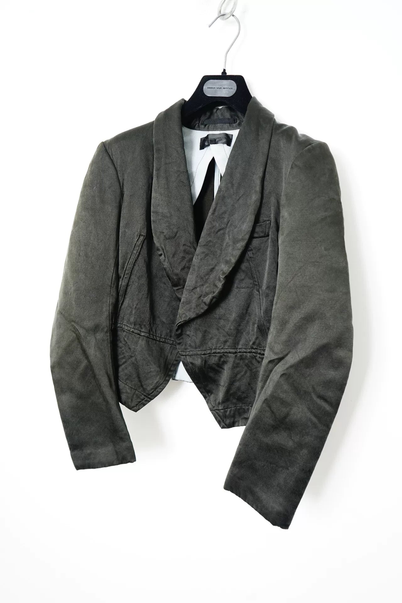 Comme des Garçons Silk Blend Structured Jacket