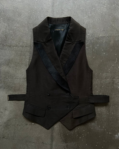 Alexander McQueen 2001aw Black Vest