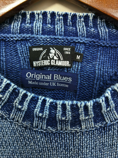 Hysteric Glamour Vintage Indigo Skull Knit