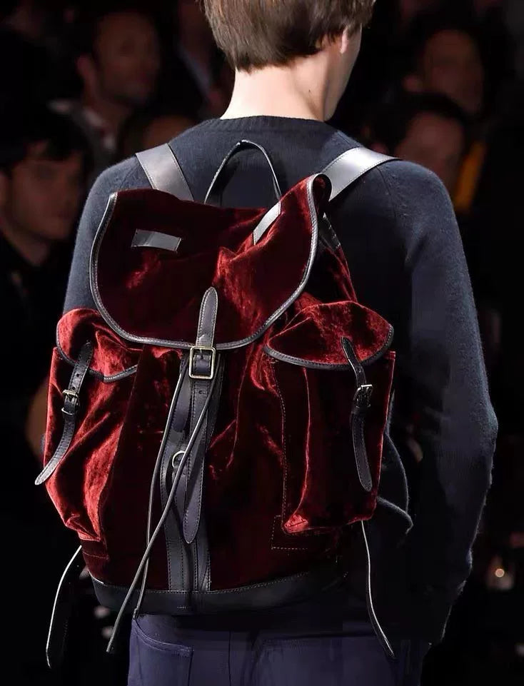 Dries Van Noten AW16 Runway Leather Backpack