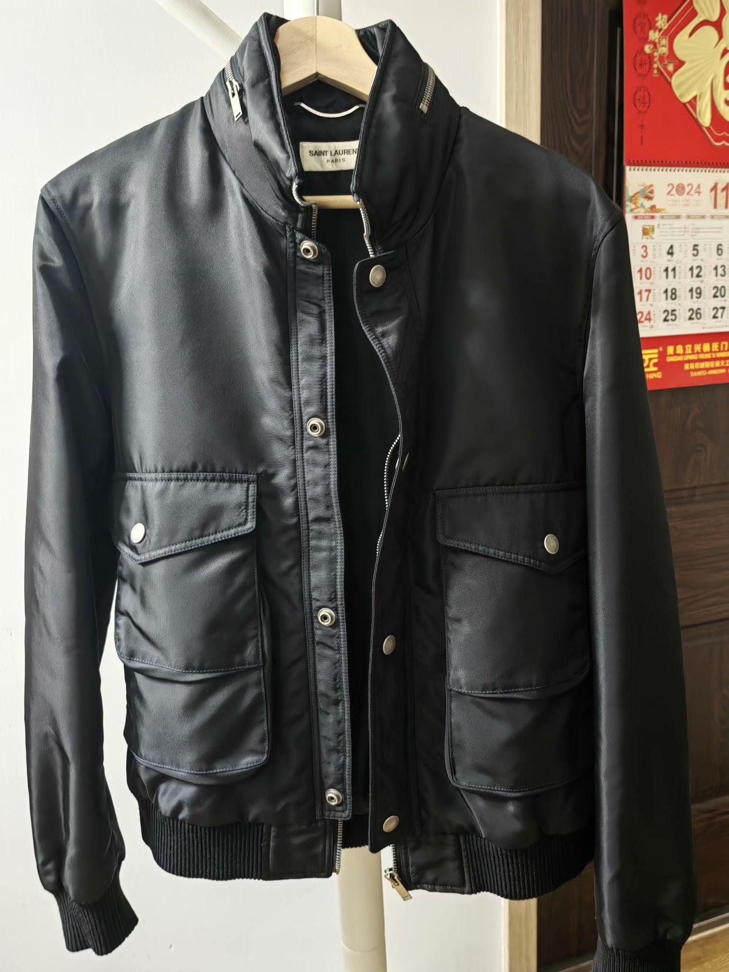 Saint Laurent Multi-Pocket Military Jacket