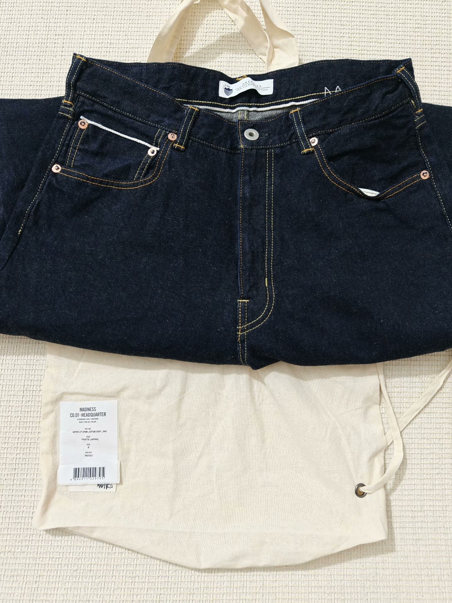 MADNESS ONE-WASHED S.I.C DENIM M1