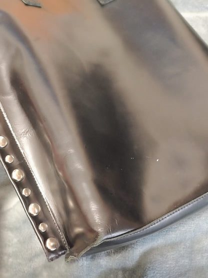 CDG Tao Large Black Rivet Leather Tote