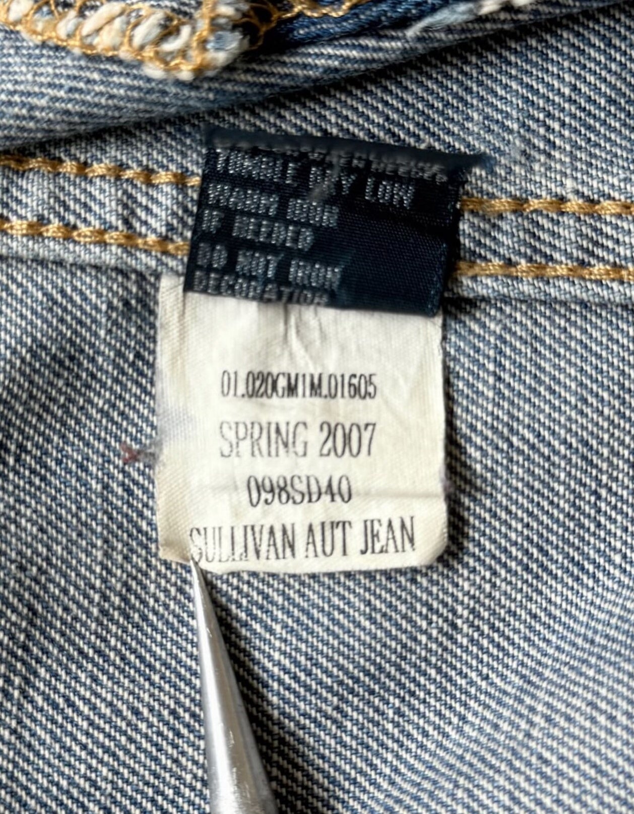 Vintage 2007 Polo Ralph Lauren Western Denim Jacket