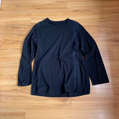Yohji Yamamoto Groundy Asymmetric Long-Sleeve Tee