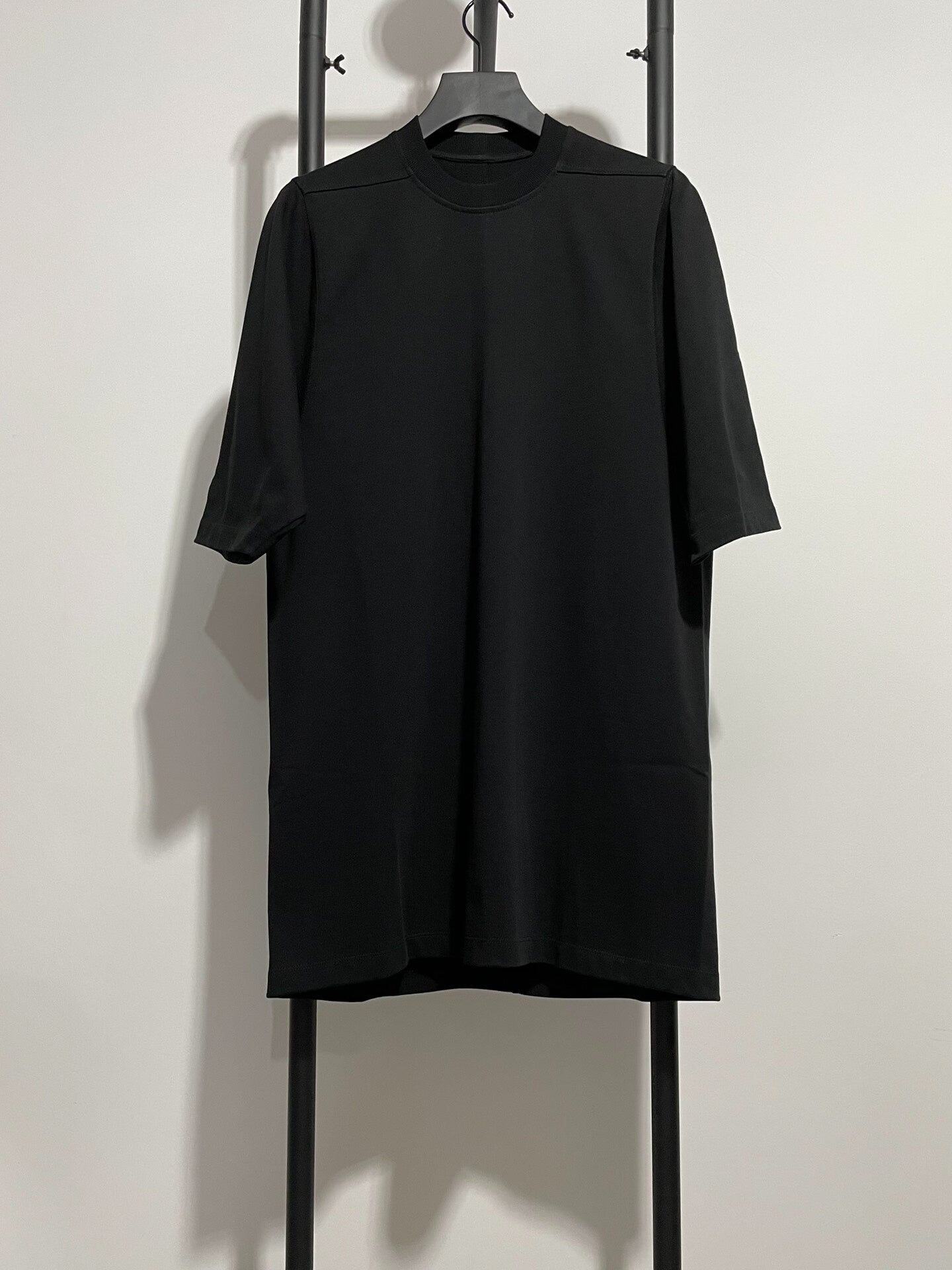rick owens black short sleeve oversized t-shirt