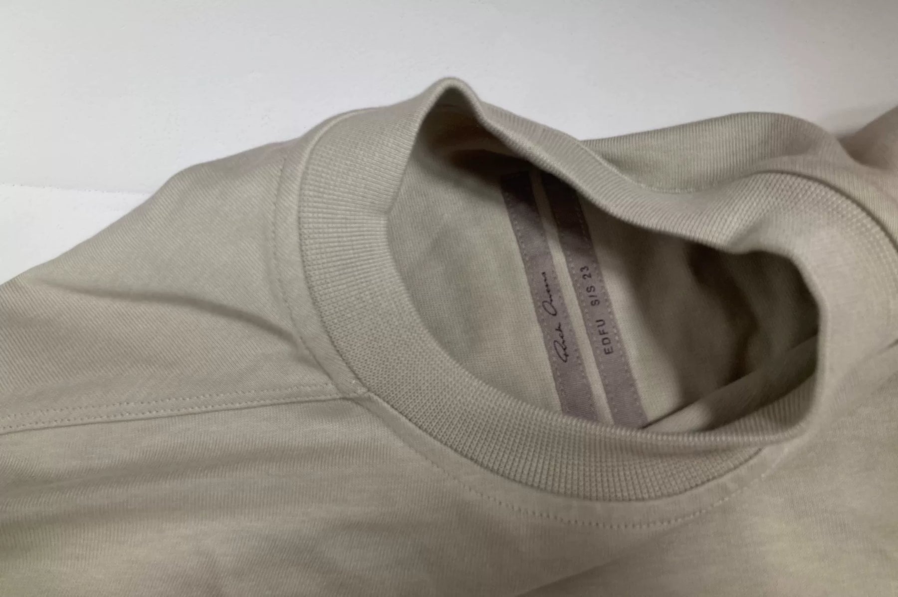 Rick Owens Tommy Oversized Dropped Shoulder T-shirt