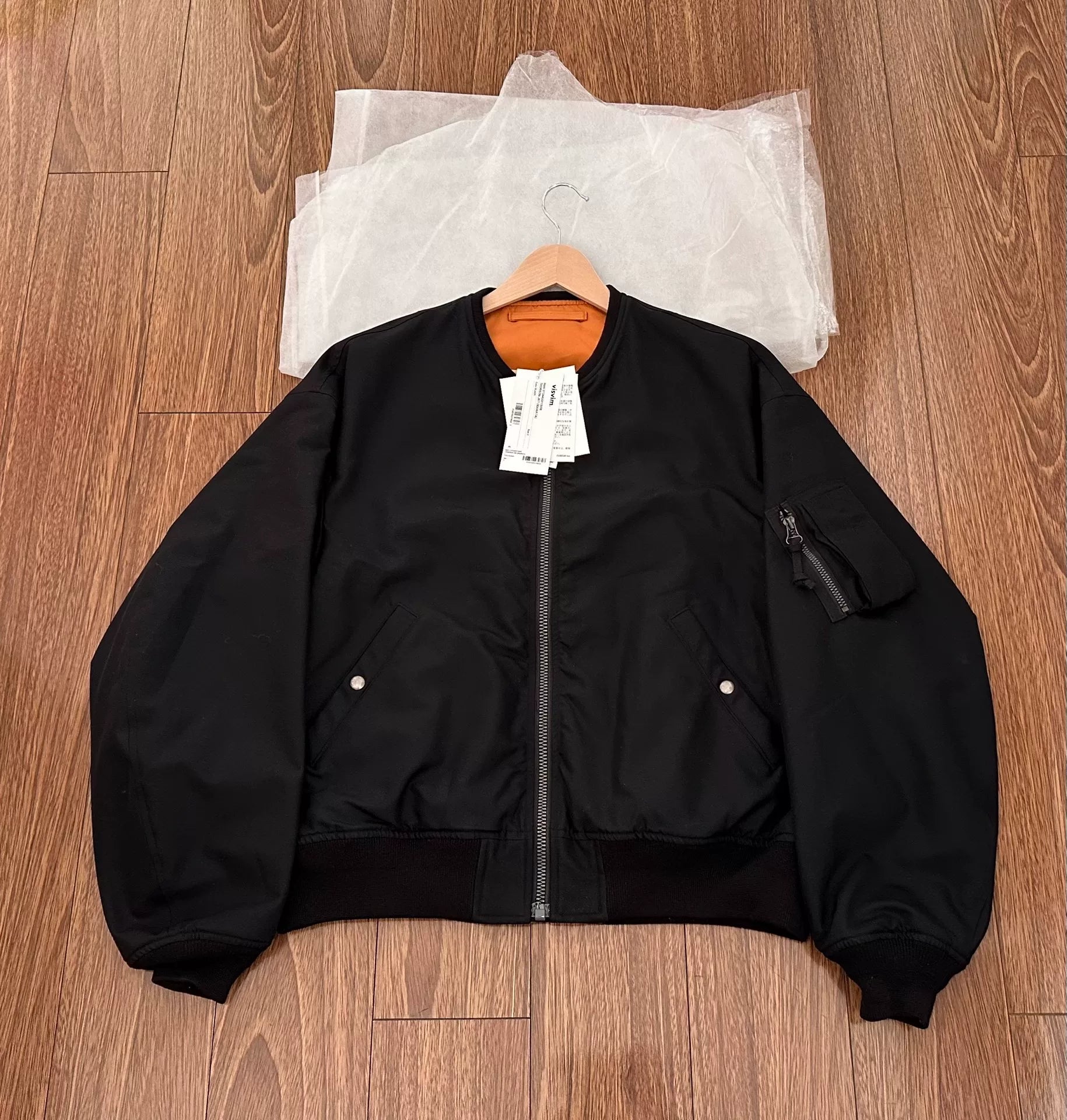 visvim thorson jacket black size 2