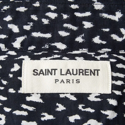 Saint Laurent Men's Polka Dot Long-Sleeve Shirt