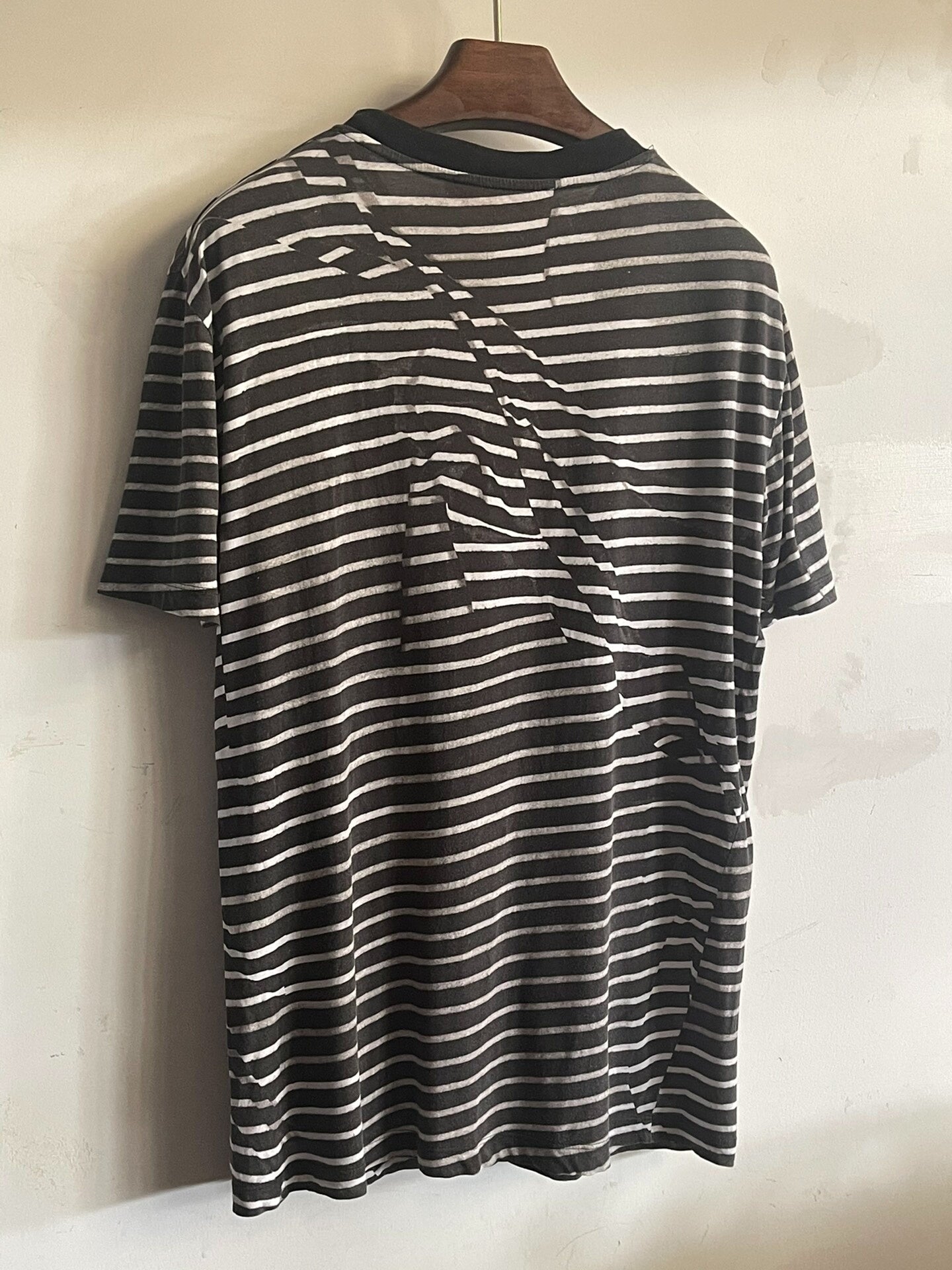 Alexander McQueen Short Sleeve Striped Top