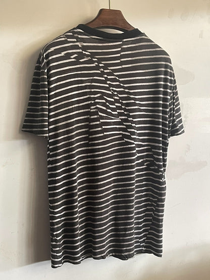 Alexander McQueen Short Sleeve Striped Top
