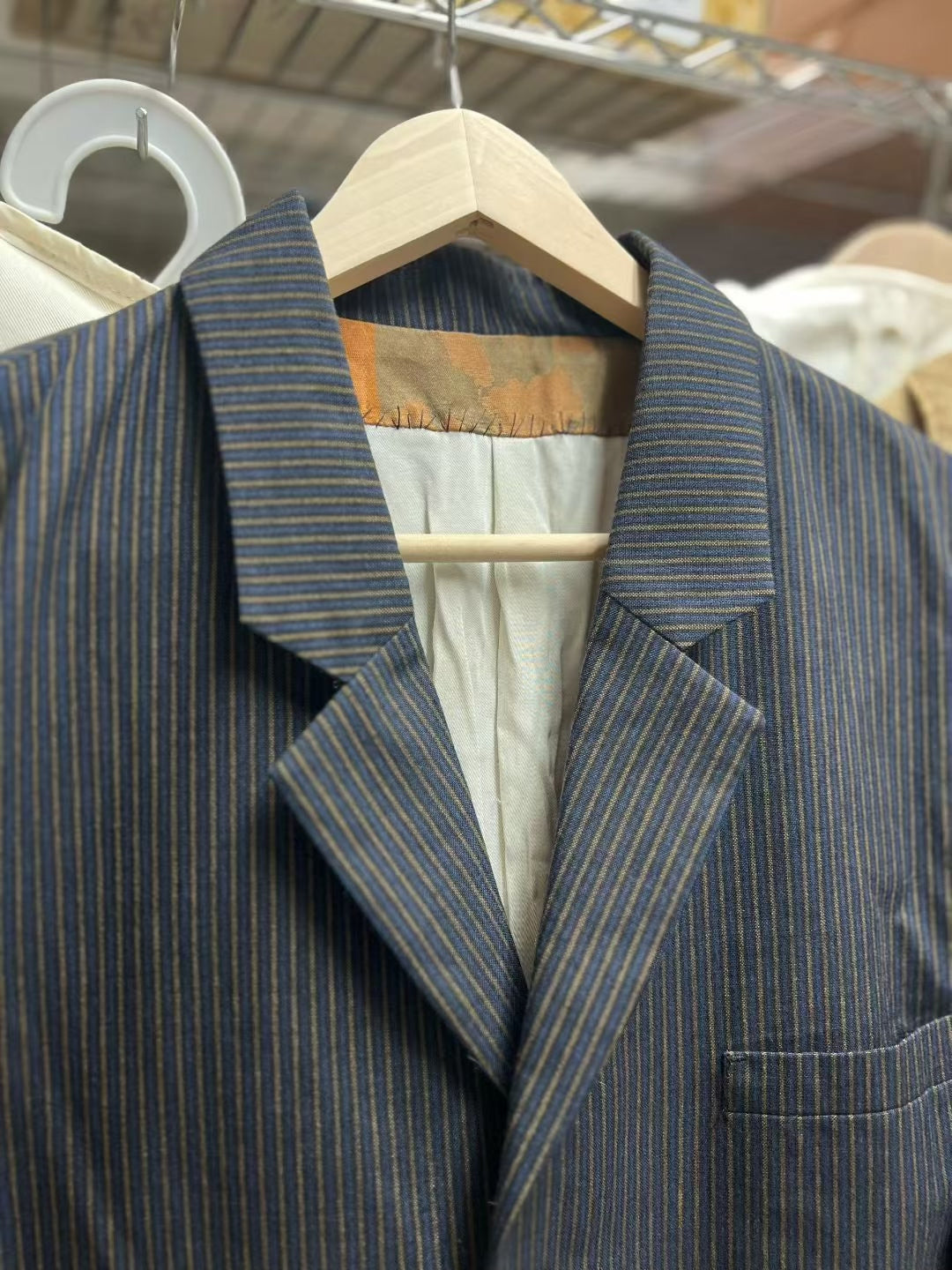 Visvim Hammons JKT Santome Navy Blazer