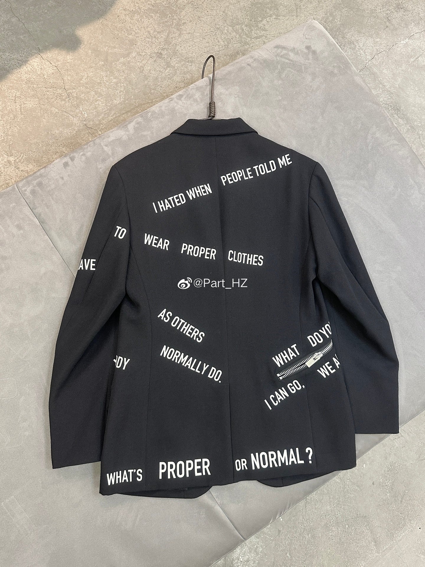 Yohji Yamamoto A/W 2021 Slogan Set