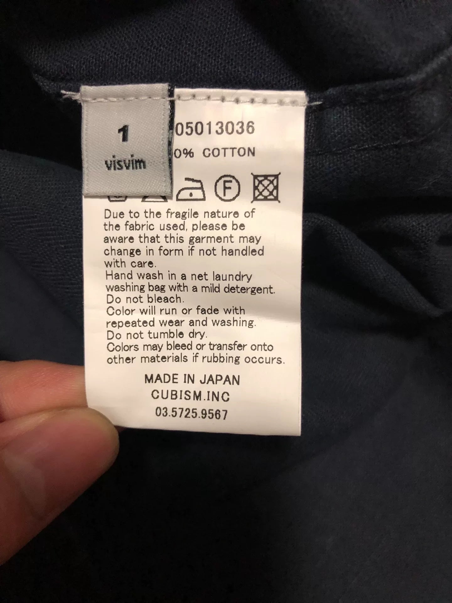 Visvim LHAMO SHIRT WABASH Indigo Striped