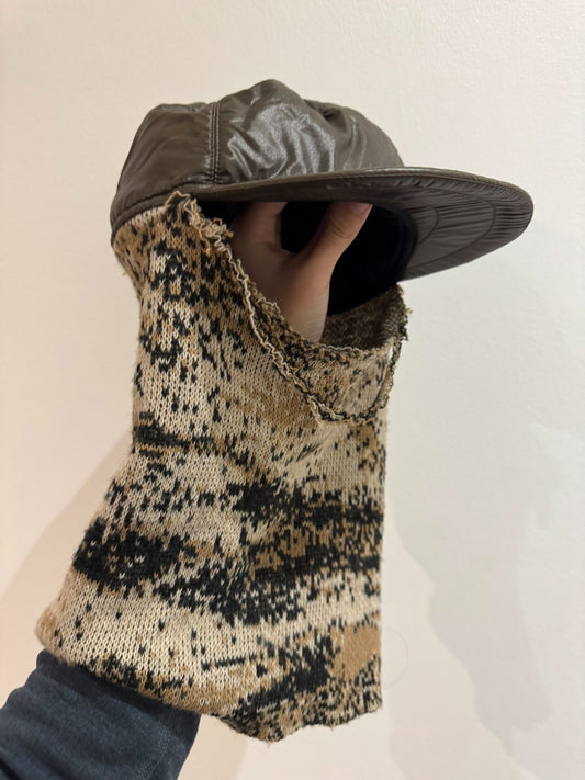 digital camouflage knit balaclava hat