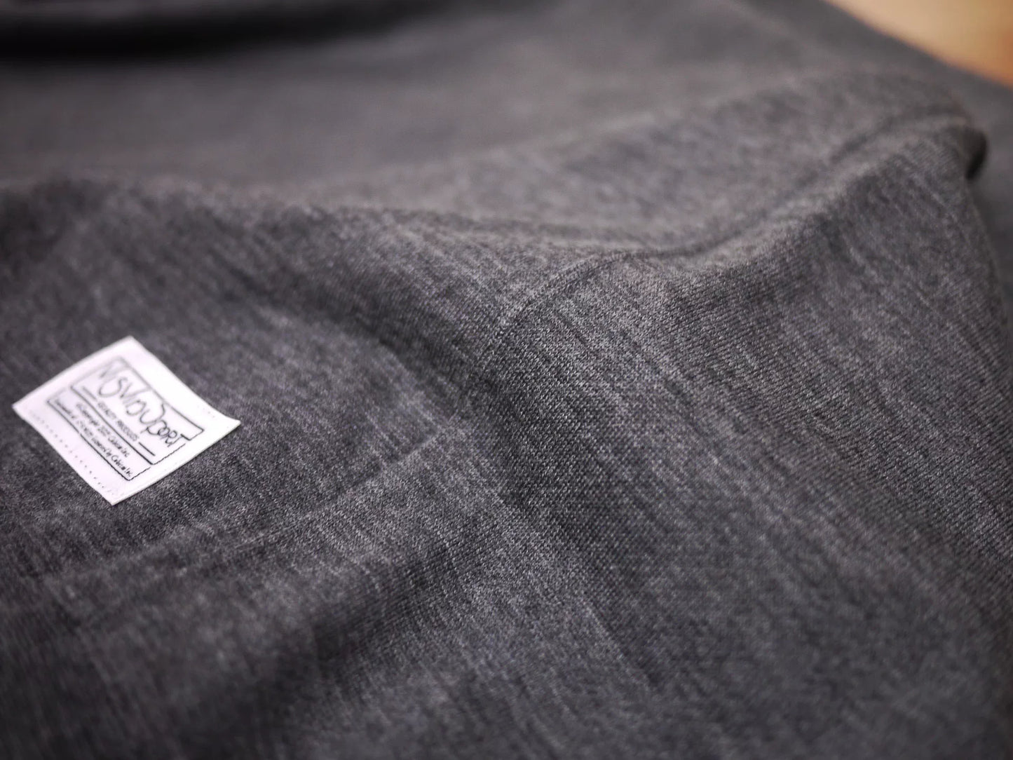 visvim jumbo hoodie p.o superfine charcoal