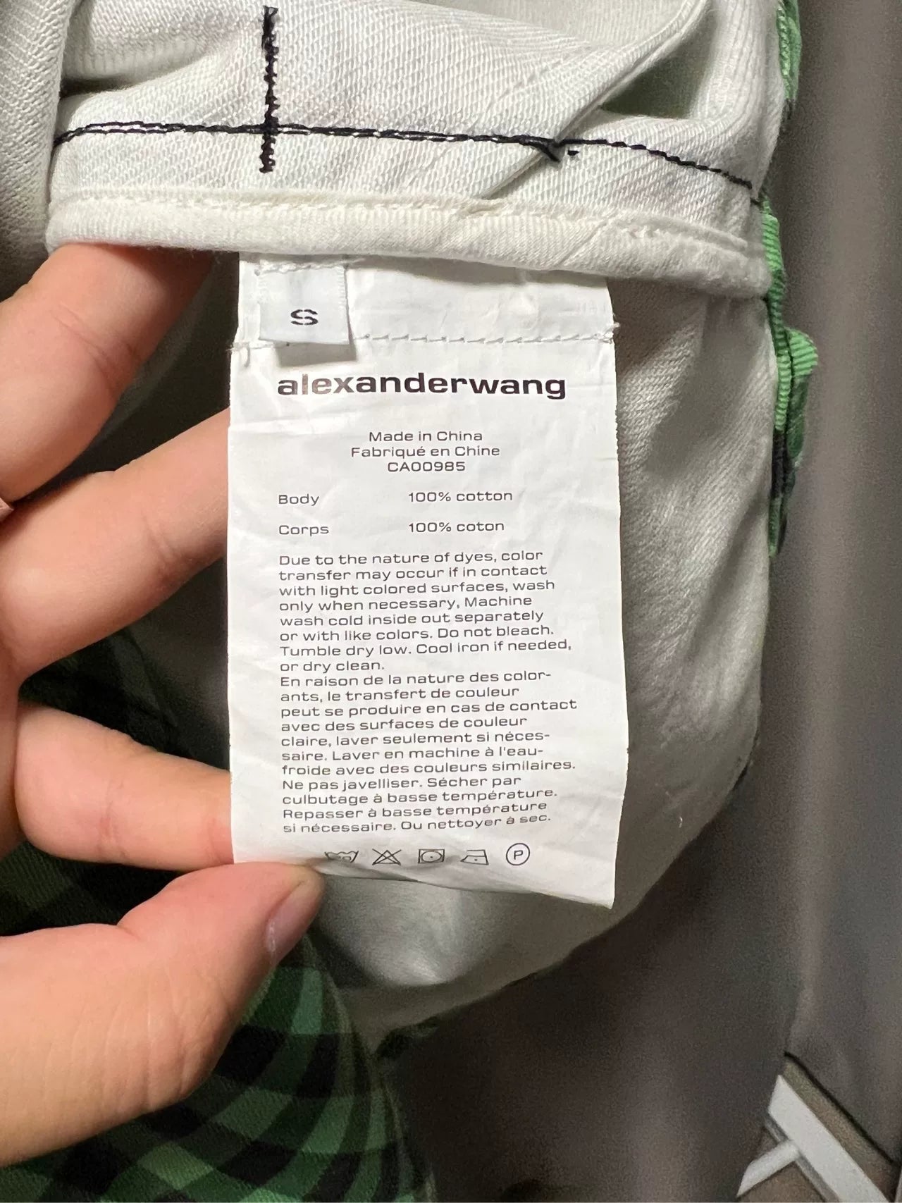 Alexander Wang Oversized Plaid Jacket