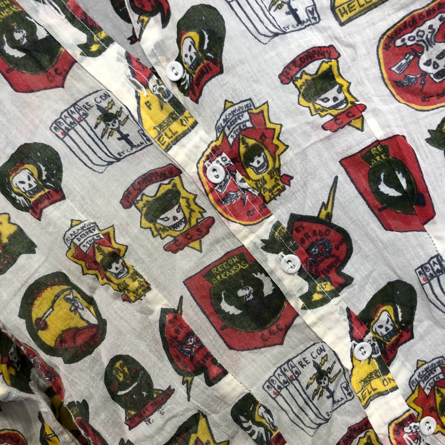 paul harnden early comic print shirt