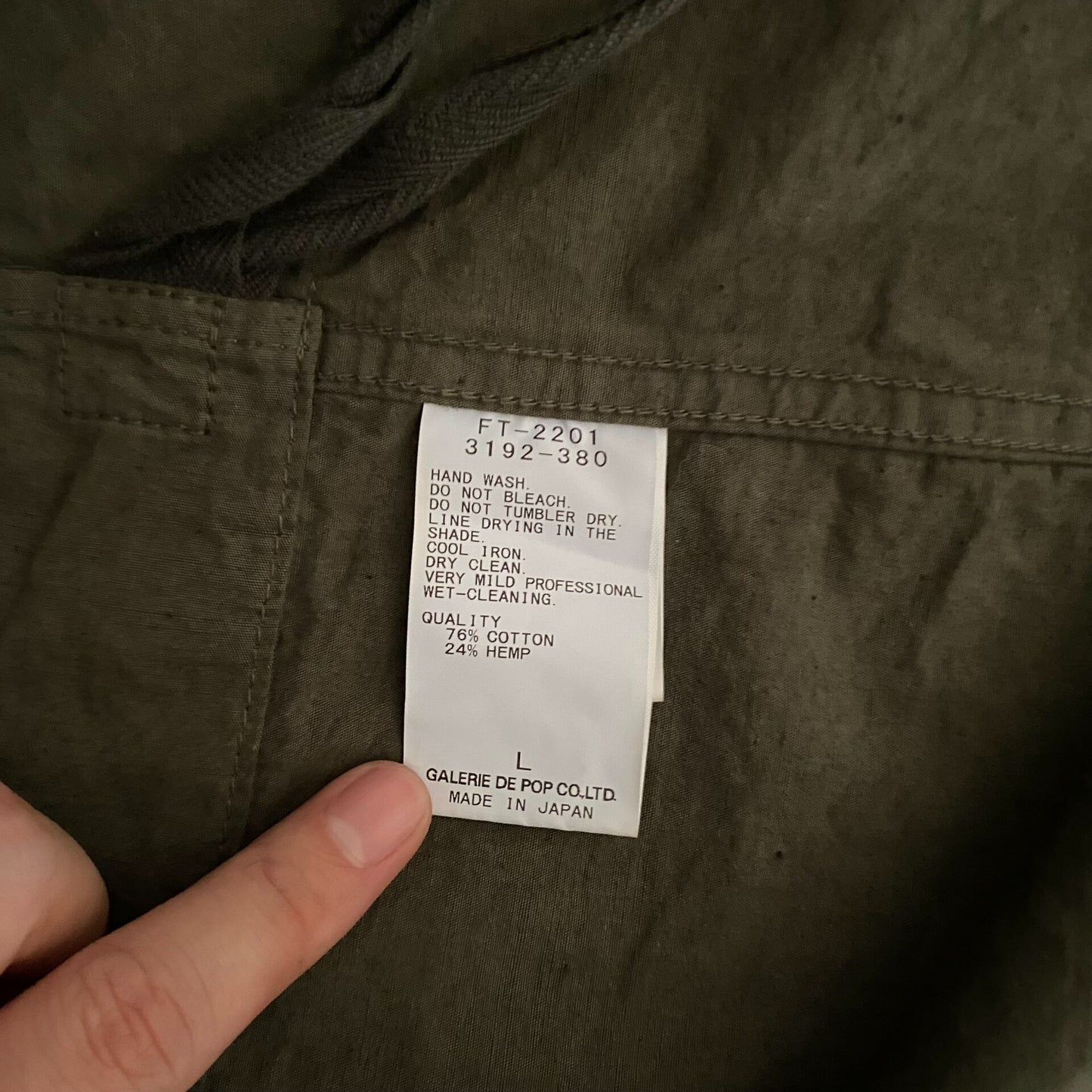 Sage De Cret Military Green Jacket