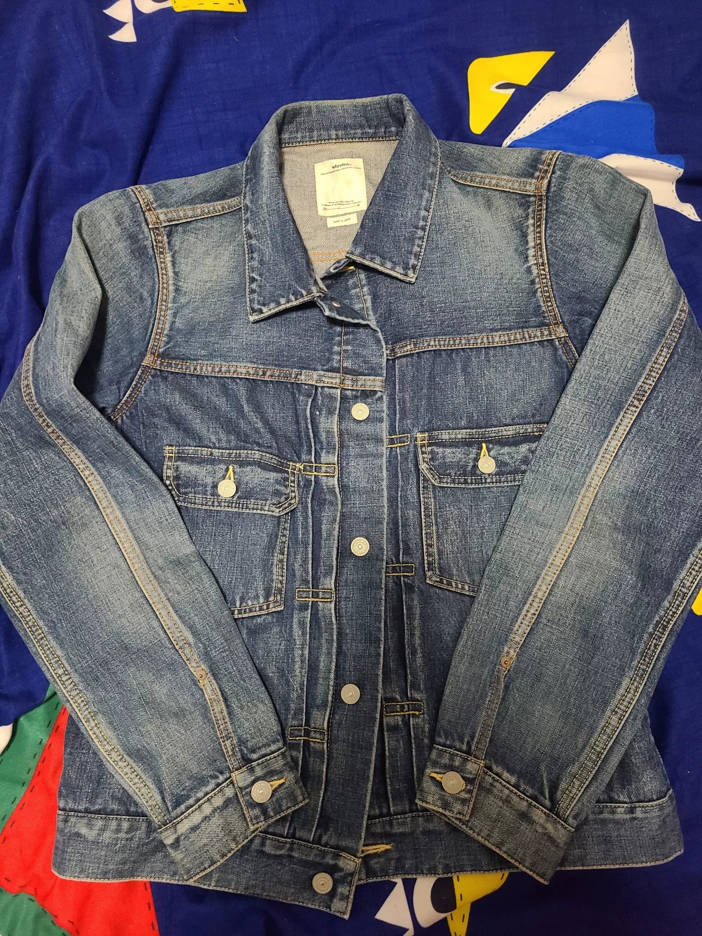 Visvim Blue Denim Button Jacket