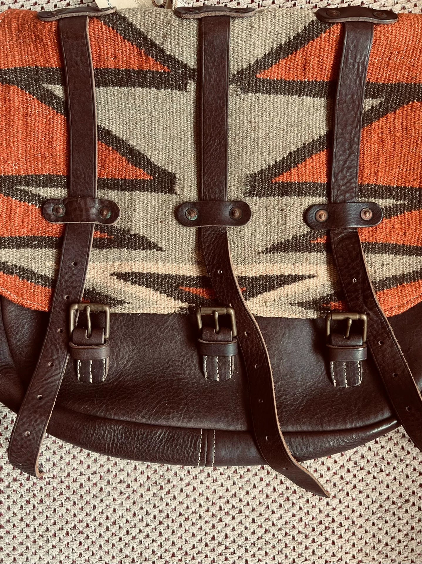 RRL Vintage Wool Messenger Bag