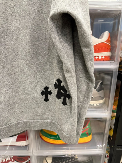 Chrome Hearts Black Cross Gray Hoodie