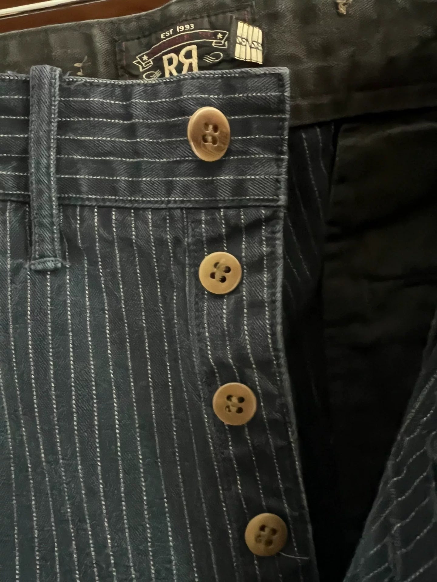 RRL Double RL Striped Casual Pants