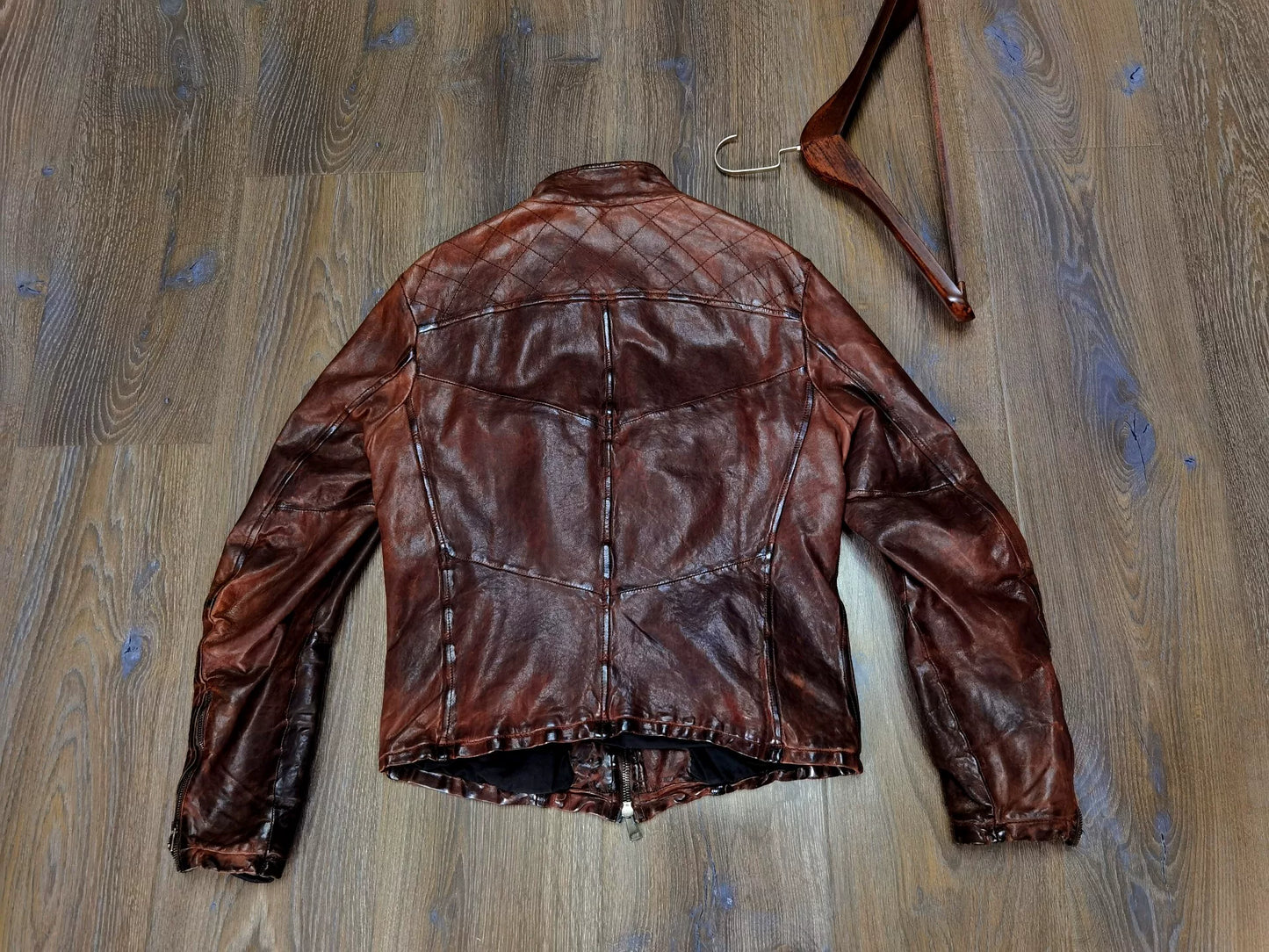 Giorgio Brato Leather Jacket Size 46