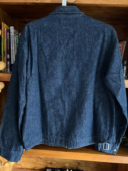 limited edition blue-dyed denim jacket