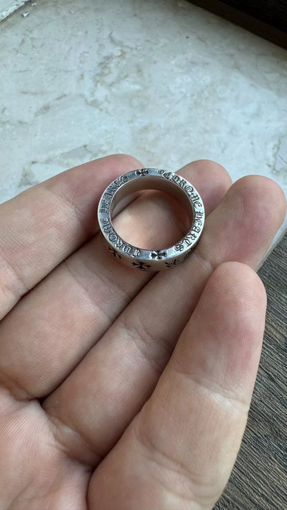 chrome hearts forever silver ring size 7