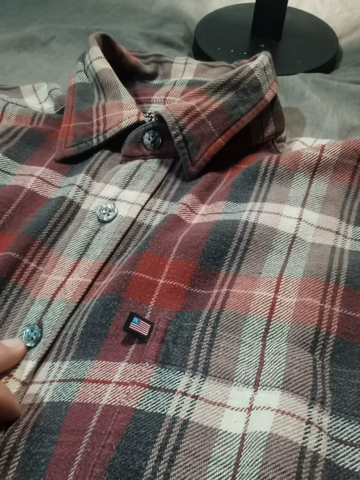 RRL Ralph Lauren Western Plaid Shirt