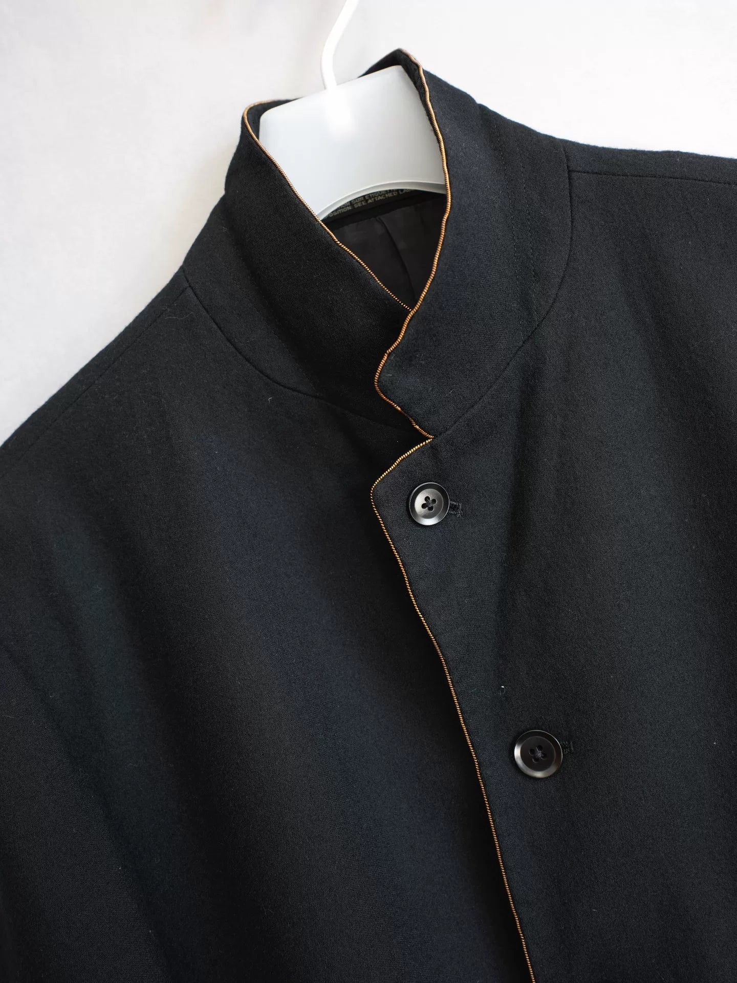 handmade gold bead jacket by yohji yamamoto