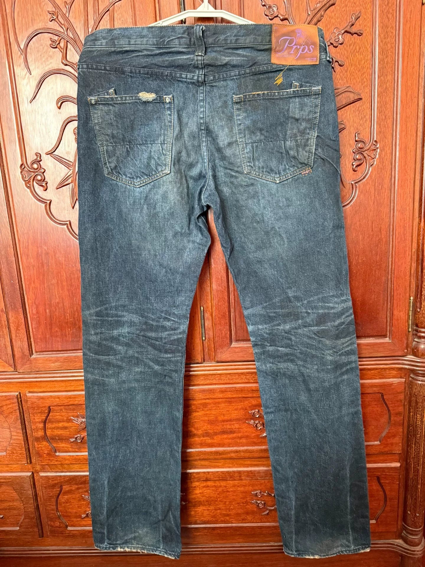 PRPS Men's W34 Straight Jeans