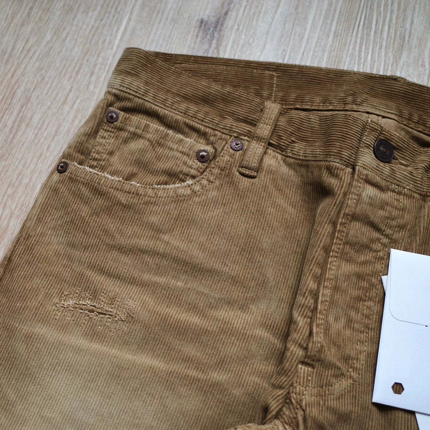 VISVIM FLUXUS 10 CORDS CRASH Pants