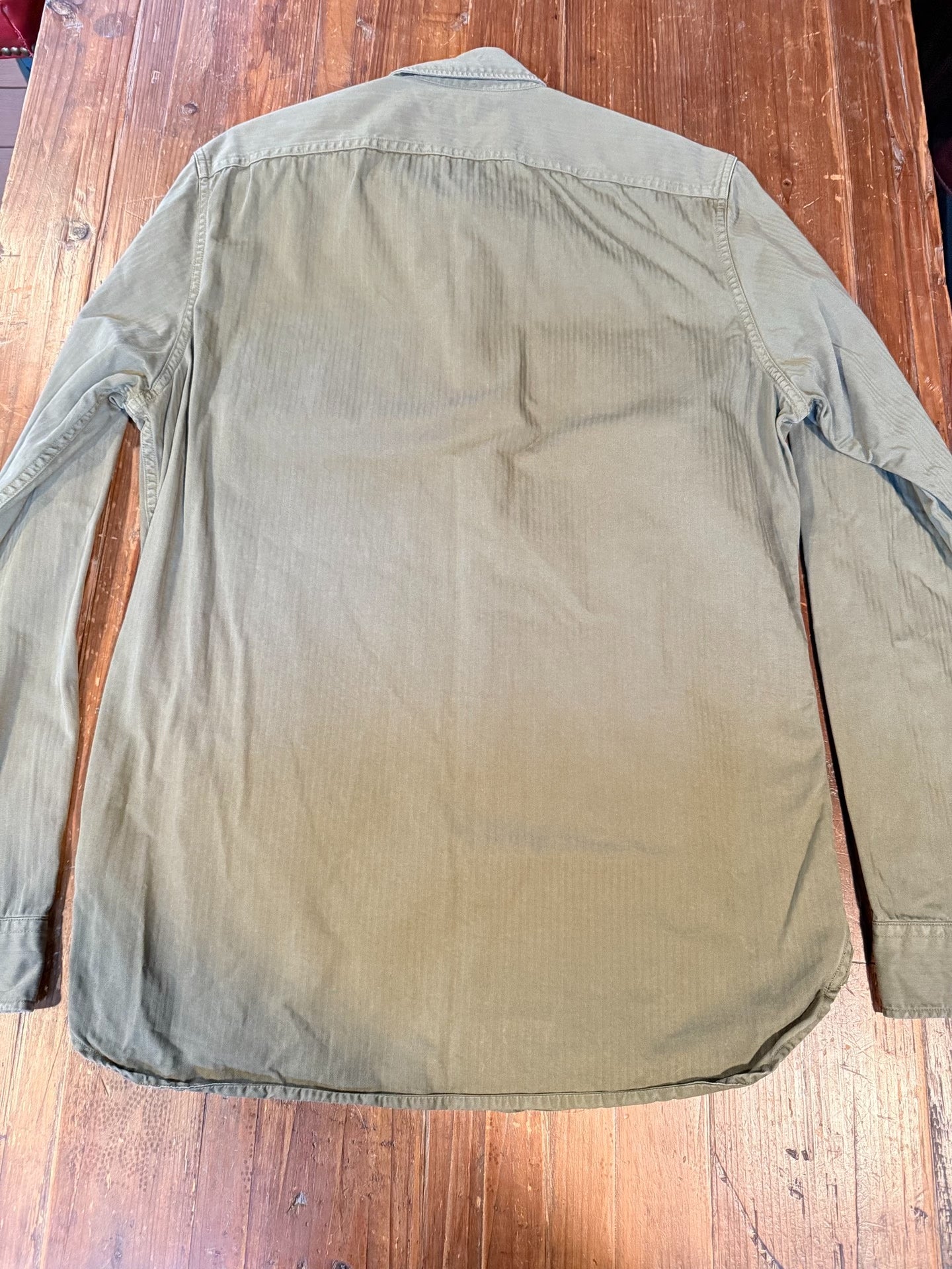 RRL Ralph Lauren Military Green Work Shirt