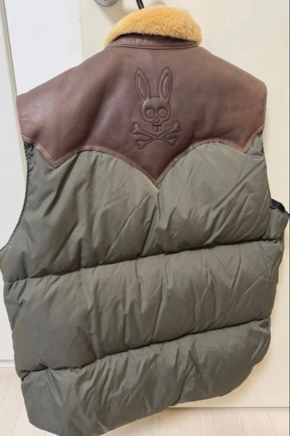 rocky mountain down vest in multicolor