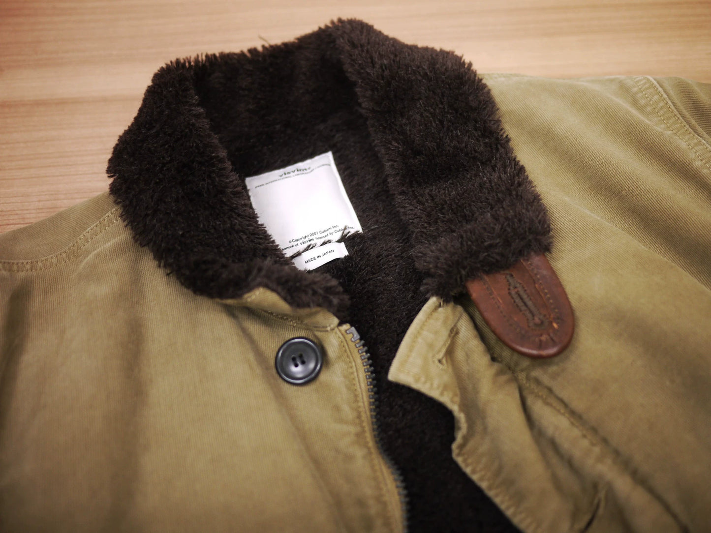 visvim deckhand jacket size 3 green