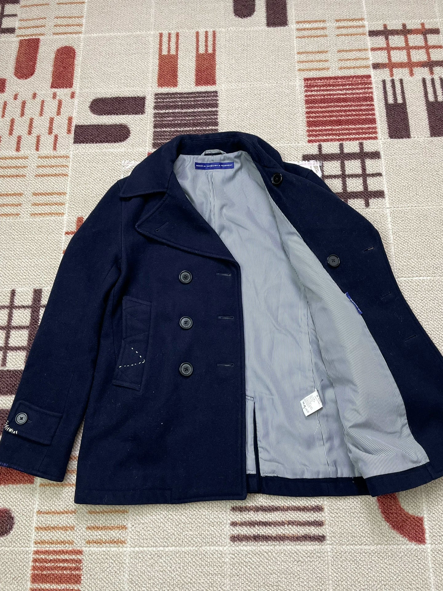 Denim by Vanquish Fragment Wool Coat
