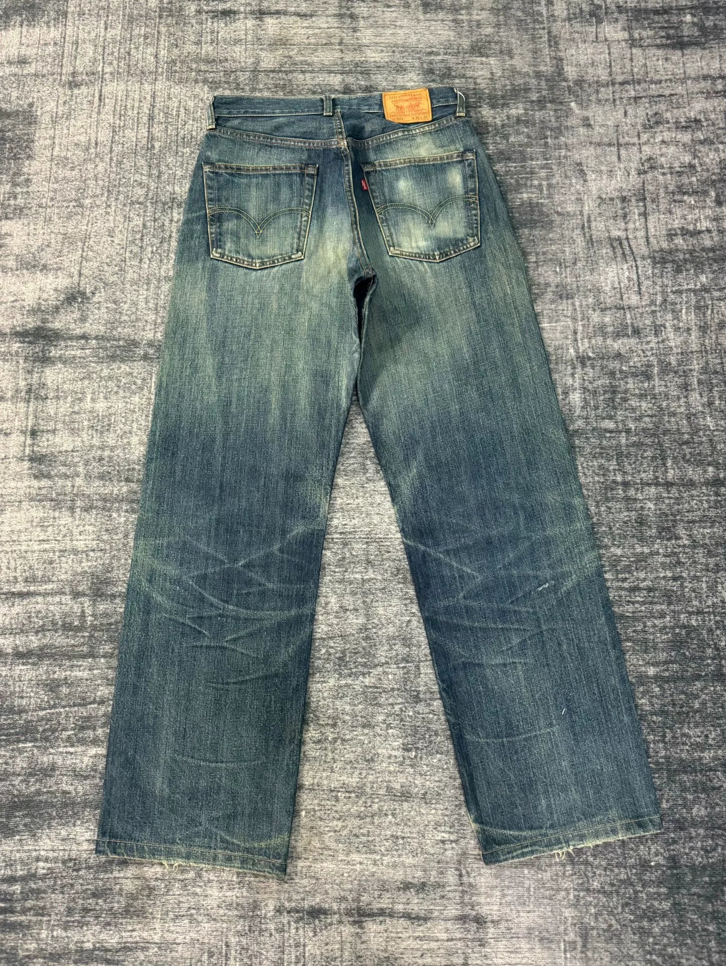 Vintage Levi's 504 Japanese Washed Blue Jeans