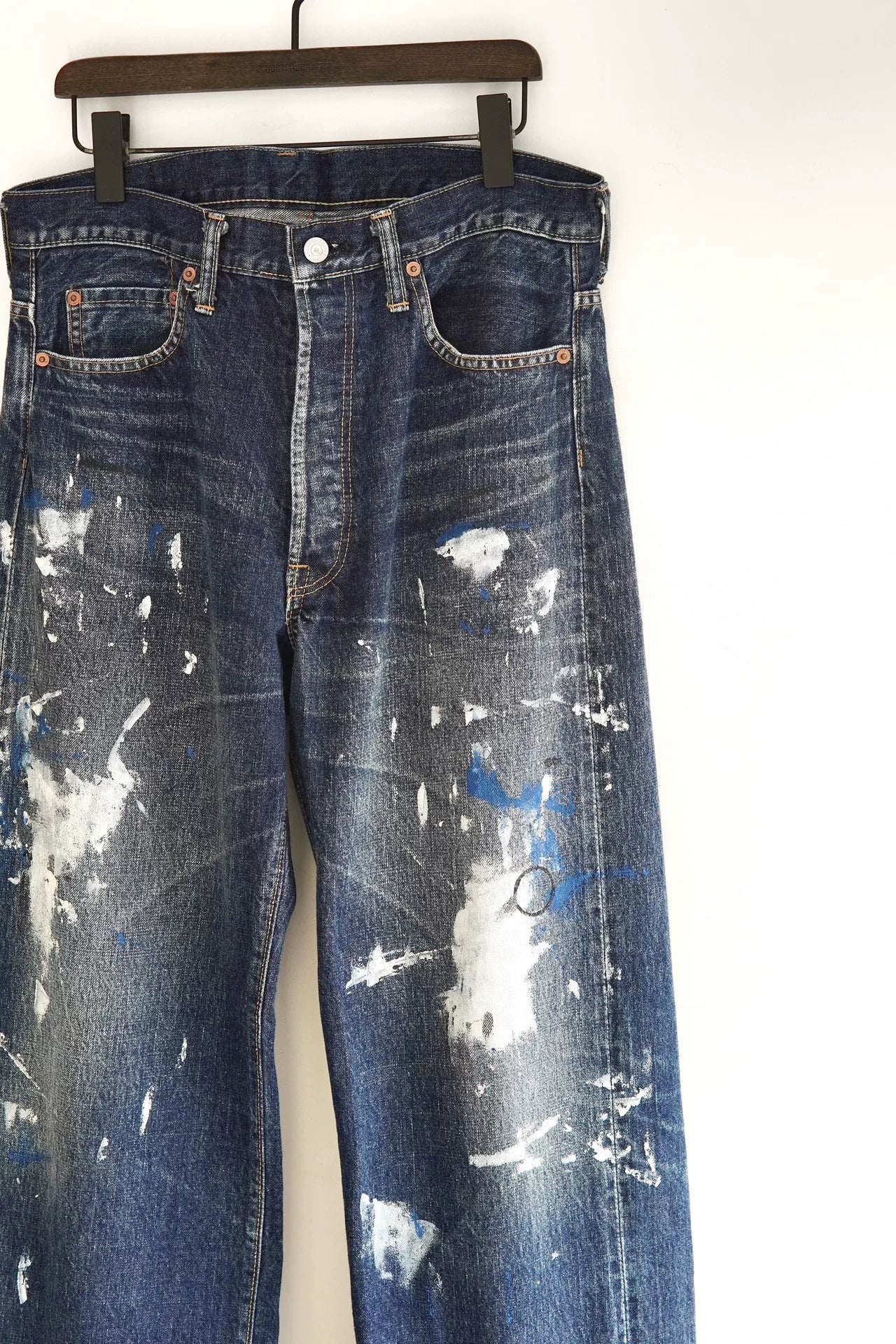 Yohji Yamamoto 2002 Hand-Painted Jeans