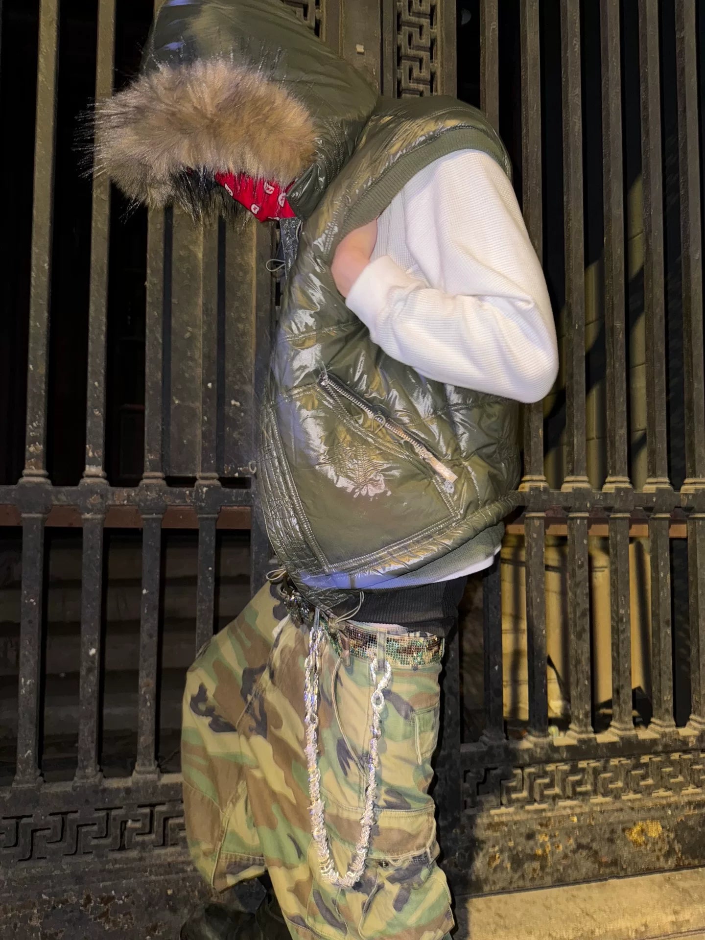 Racer Worldwide Military Green Vest